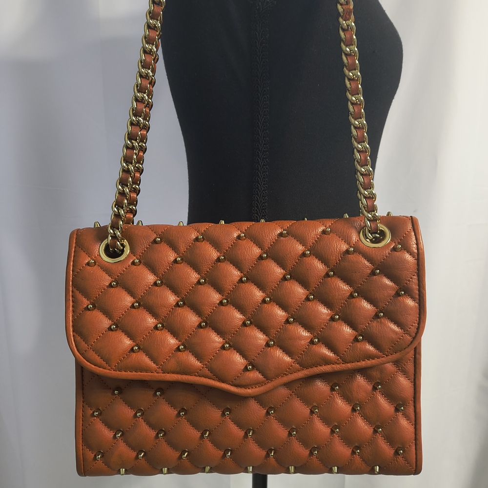 Like new Rebecca Minkoff Leather Quilted Chain Shoulder/Crossbody Bag